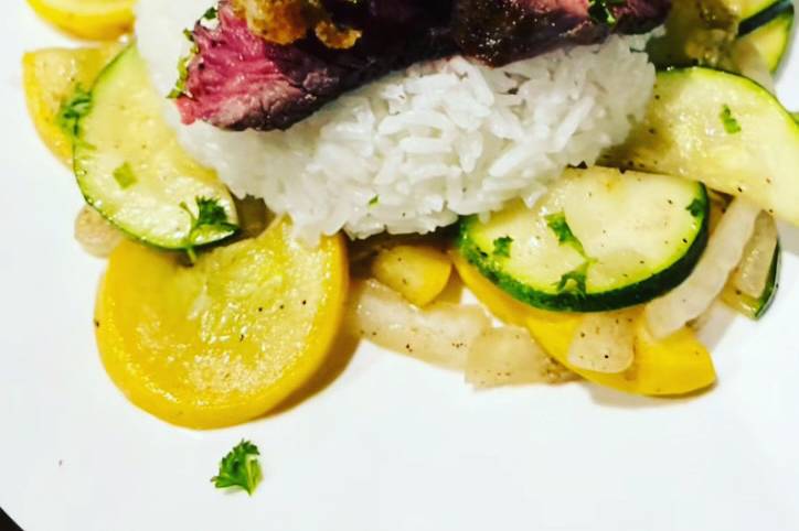 Filet Mignon Plated Dish