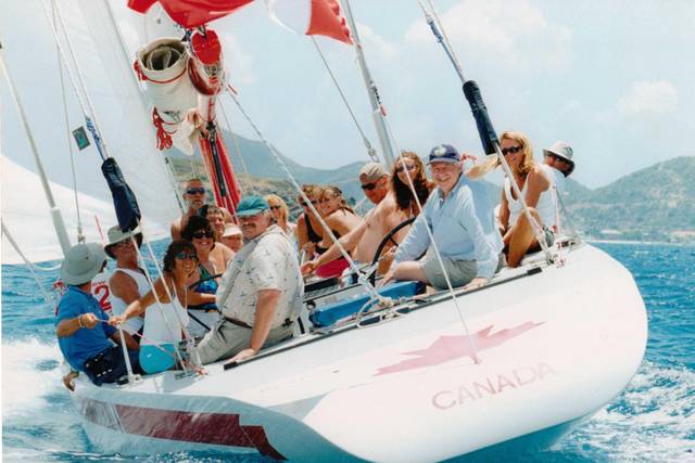 Sailing in St Martin