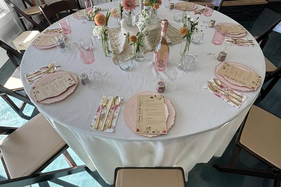 Bridal Shower Tablescapes