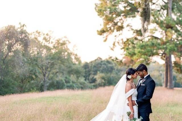 Happy couple outdoors