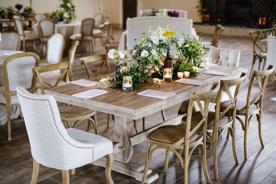 Martha Stewart Garden themed wedding held on a Texas Ranch.  Photography credit: Archetype Studios.Planning & Design by: Soireebliss! Events