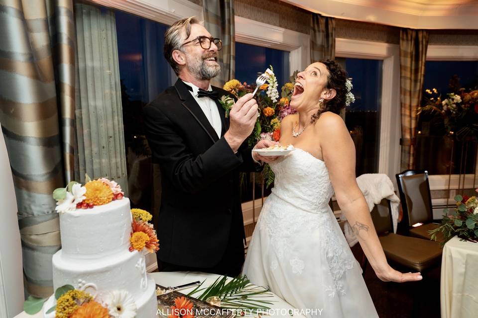 Cake Cutting in Ballroom