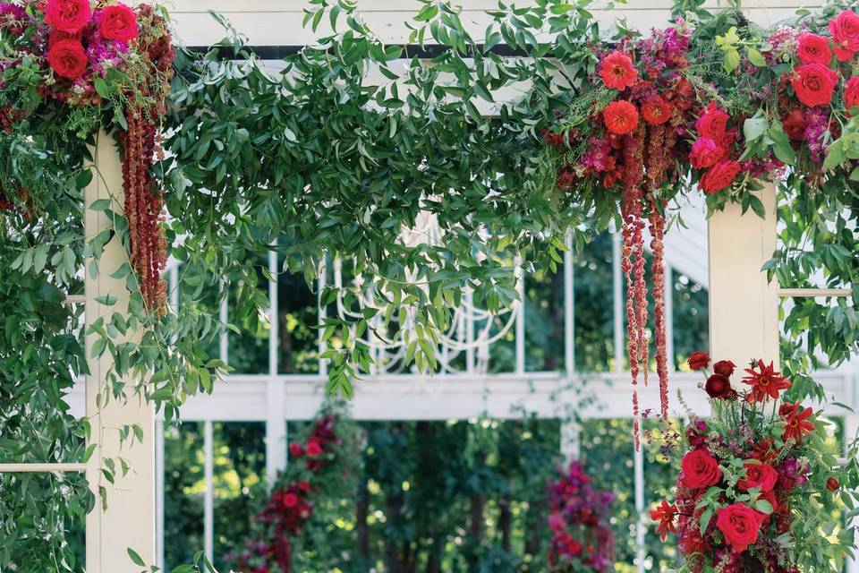 Garden Ceremony Styling