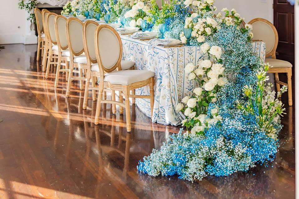 Elegant Reception Tablescape