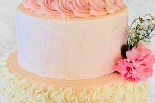 3 tier wedding cake