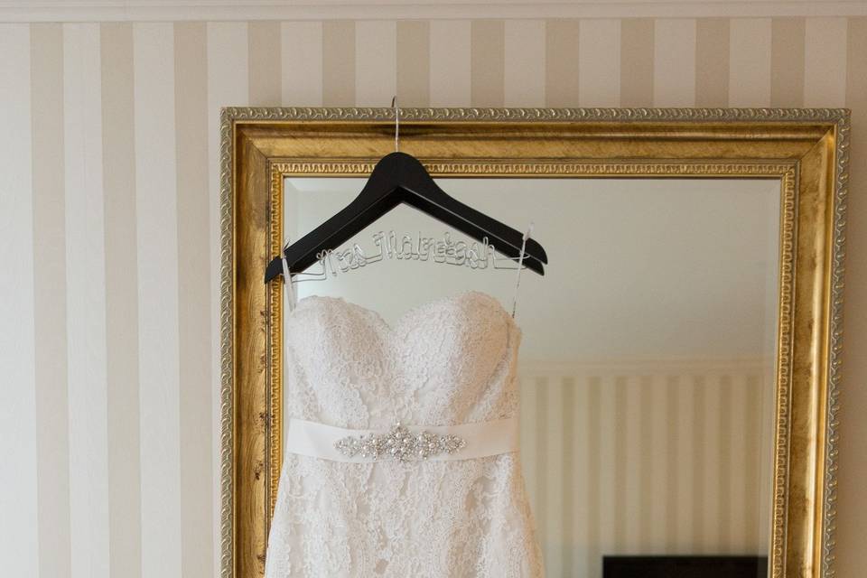 Bride's gown