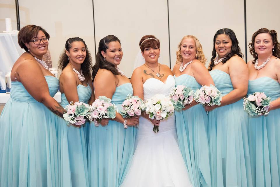 Melissa's bride squad