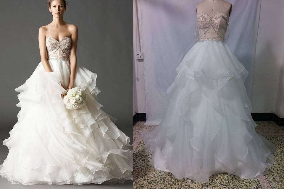 Strapless Bridal Dresses