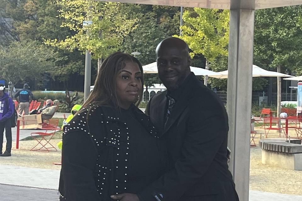 Marriage in love park