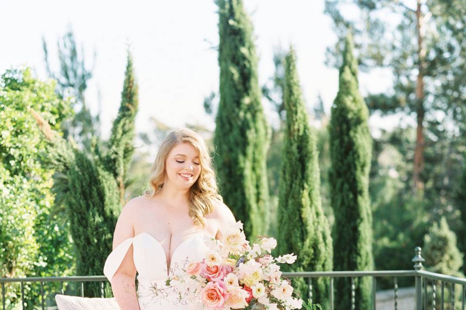 Sage Green Bridal Wedding Morning Robe - Medium - Bridal Accessories - The White Flower - San Diego, CA