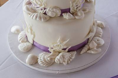 Seashell theme Cake