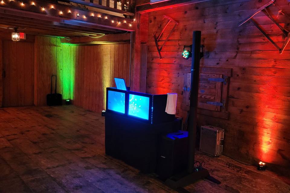 Barn setting
