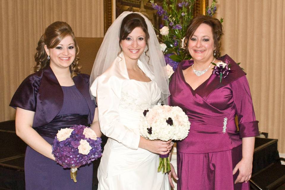 Bride, Mom & Sister
