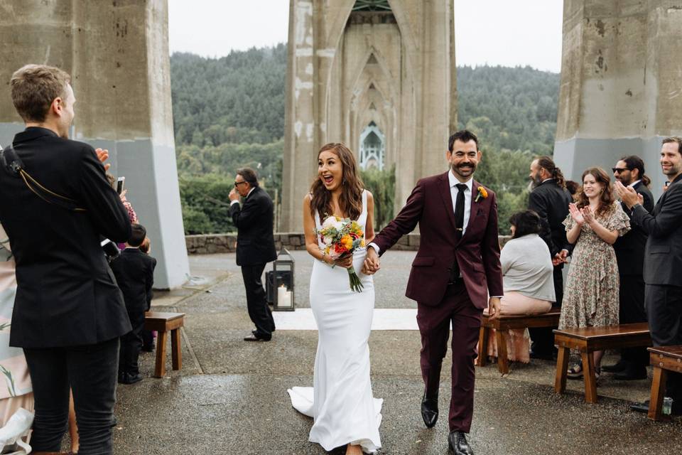 Cathedral Park Wedding