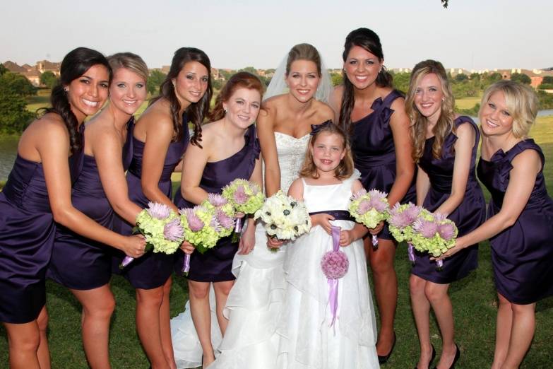 Bride & Bridesmaids