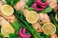 Roasted Salmon and Asparagus