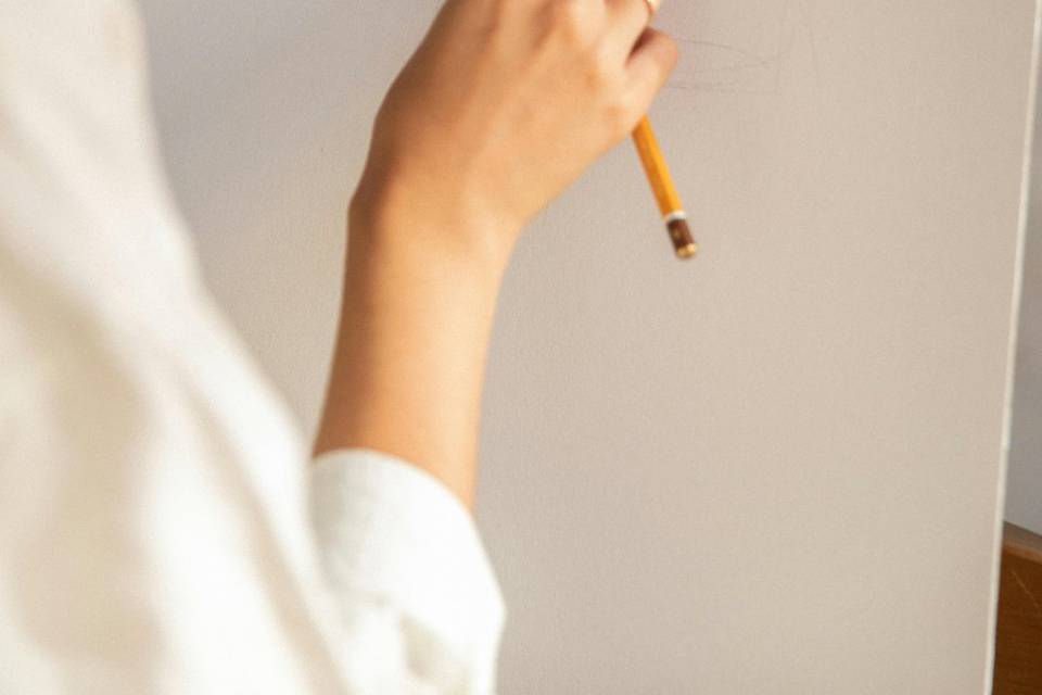 Wedding Portraiture & Live Event Art | Adela Tesnow Fine Arts