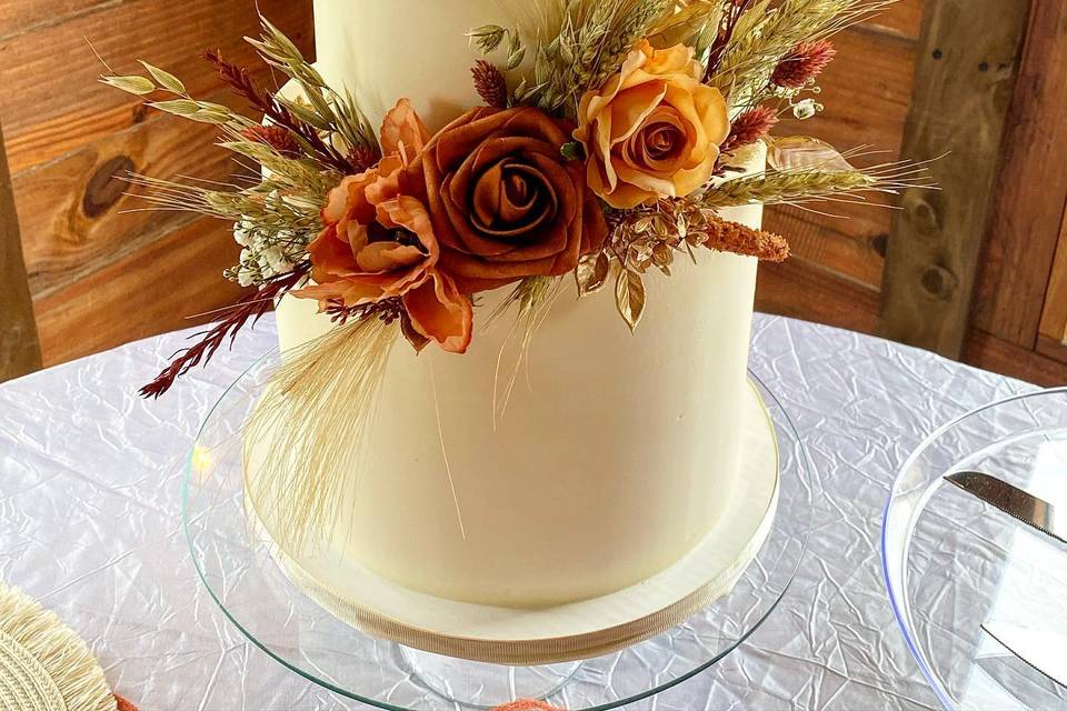 Boho Wedding Cake