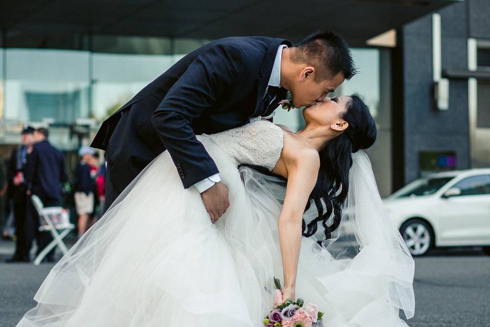 Couple kissing