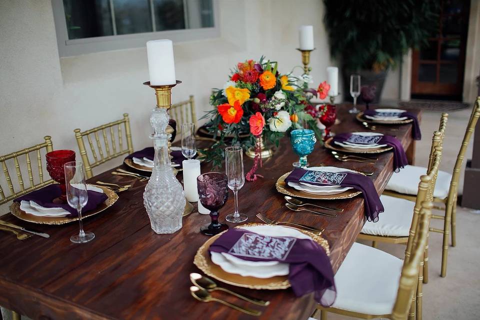 Dining table decor