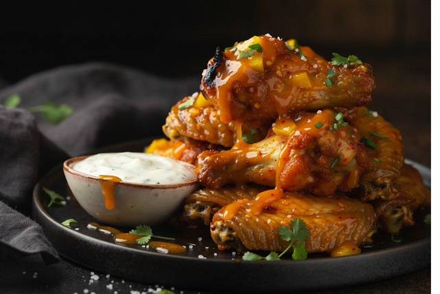 Smoked Honey Butter Wings — dr