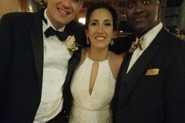 With the bride