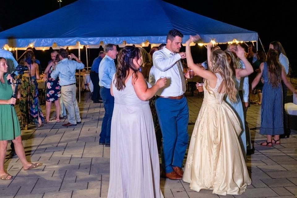 Bride having a Blast