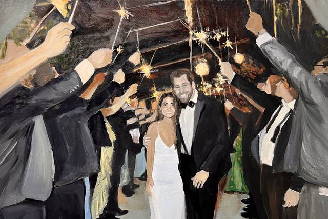 NYC Live Wedding Painter