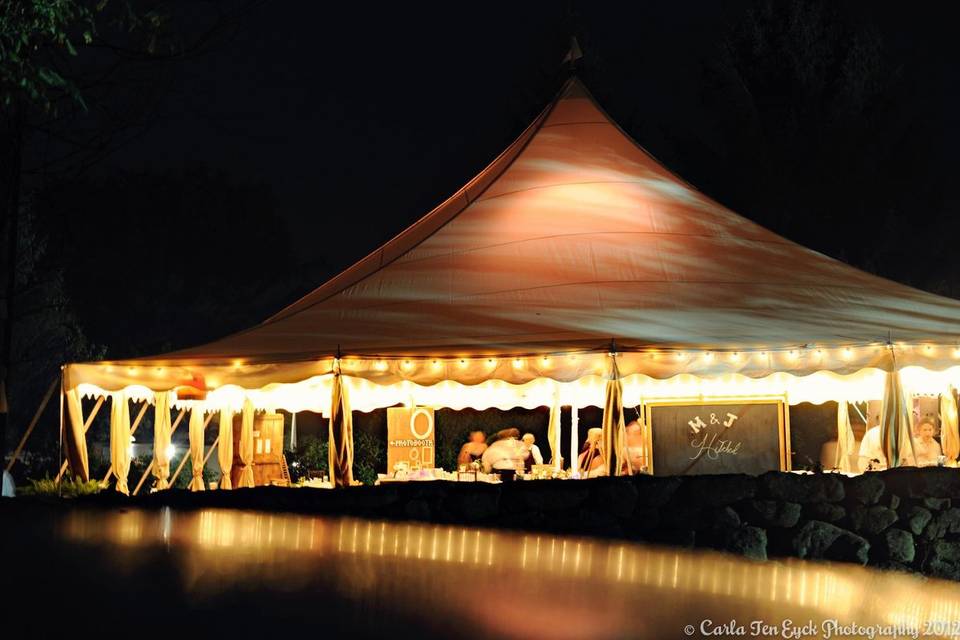 tent reception venue