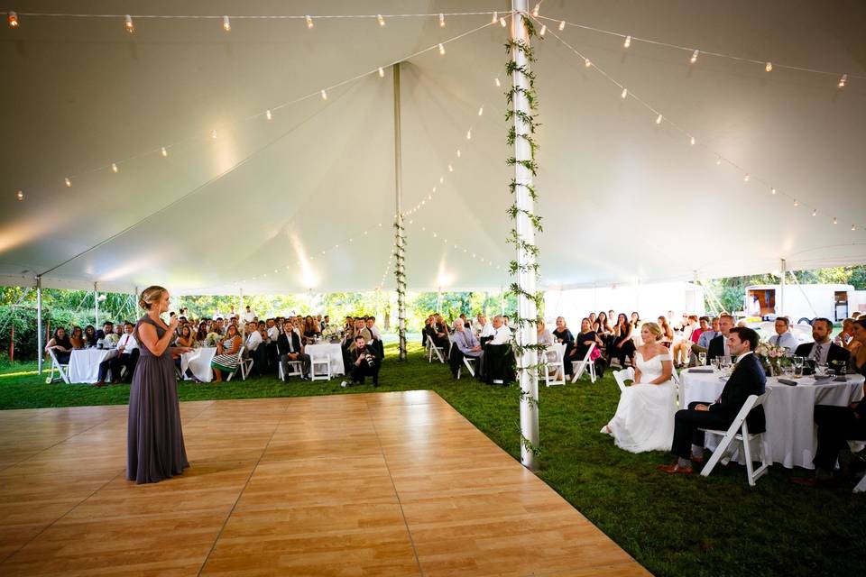 Tented venue