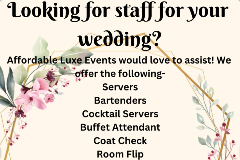 Affordable Luxe Events