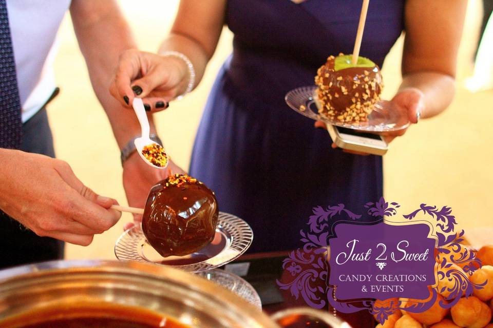 Photo Credit: Rebecca Rivera PhotographyBranding Watermark of Just 2 Sweet Candy Creations & Events