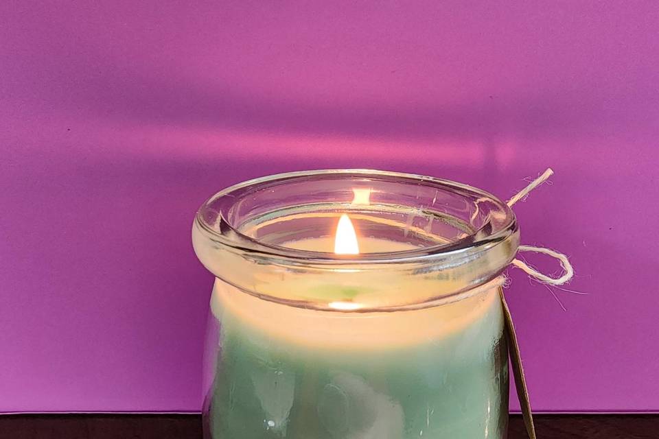 Jar Candle w/ Corked Lid