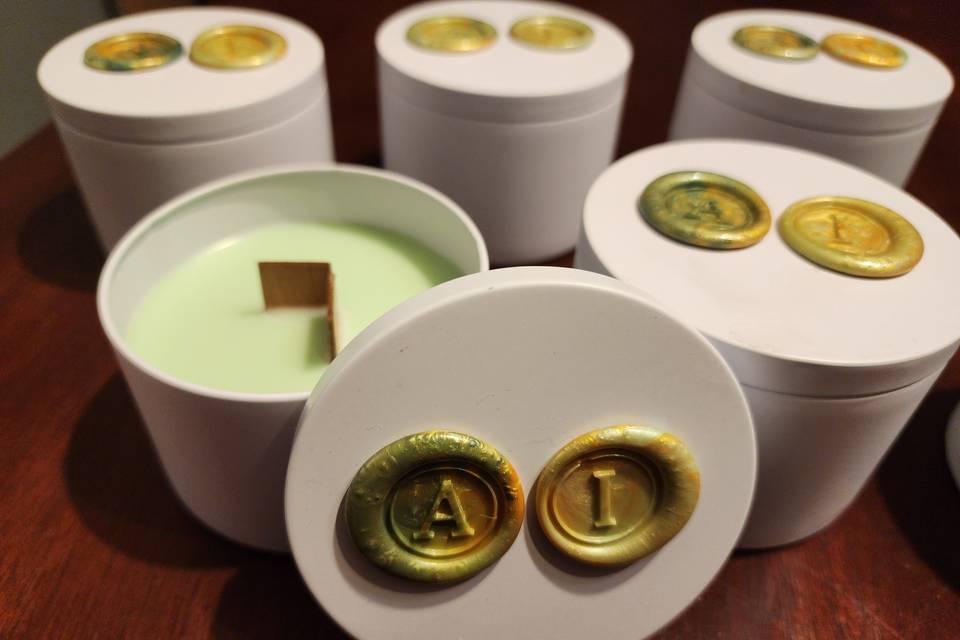 Monogramed Candle Wax Seals