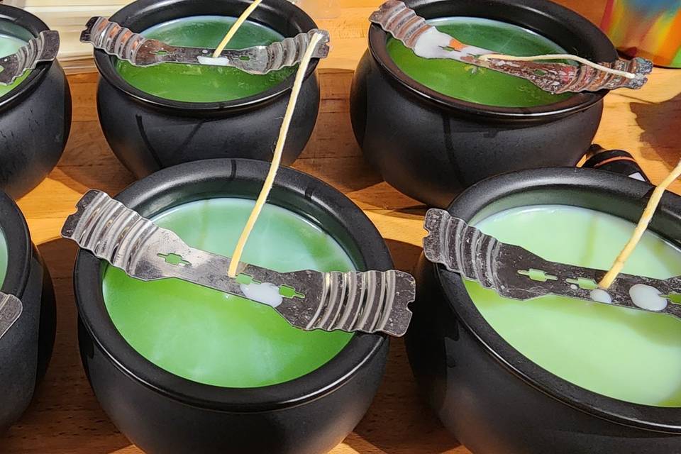Cauldron Candles Curing