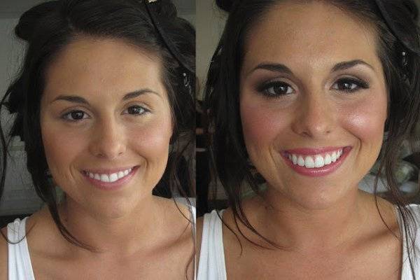 Bridal makeup by Raven