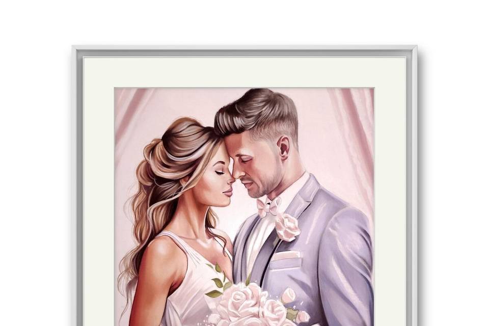 Live Wedding Painting