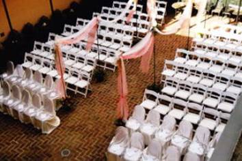 Wedding ceremony area