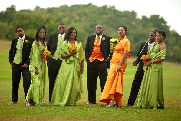 The Bridal party