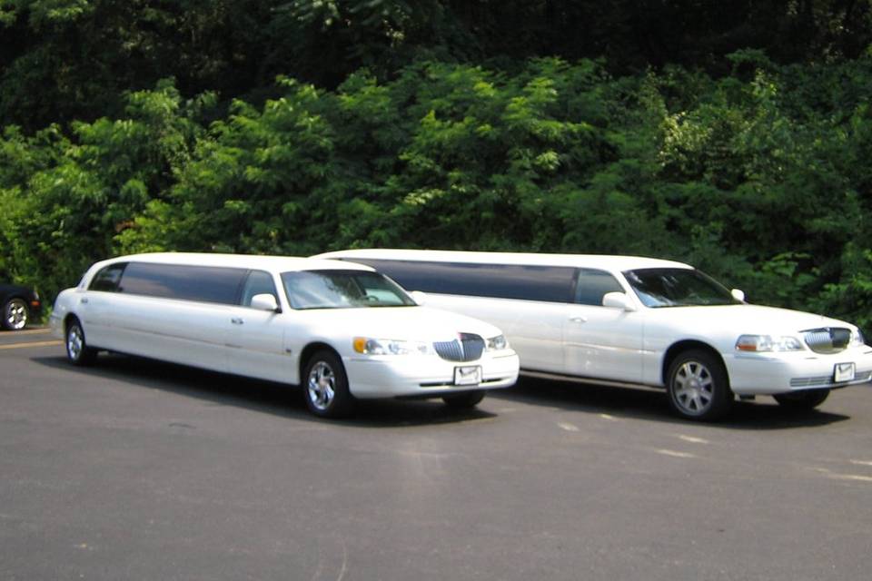 Limousine parked