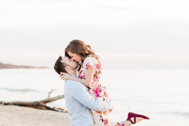 Silver Beach Engagement Photos