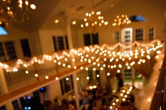 Dreamy ballroom lighting