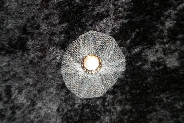 mini tulle flower