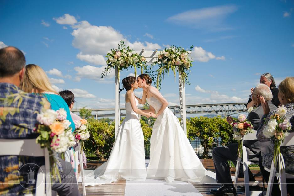 Ceremony in Courtyard