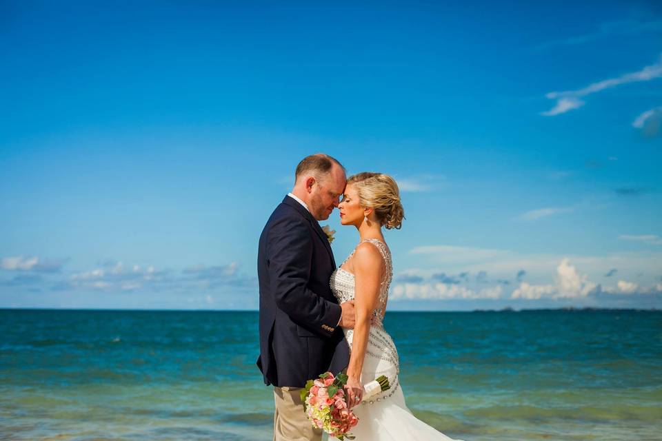 Bethany & Robert say 'I Do' at
The Finest Playa Mujeres, MX.