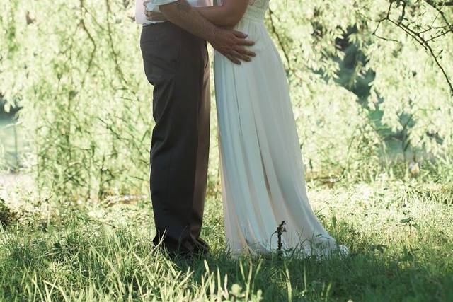 Groom and bride