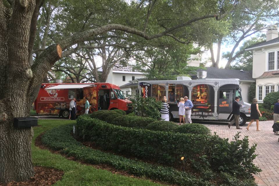 Food Trucks Park Conveniently