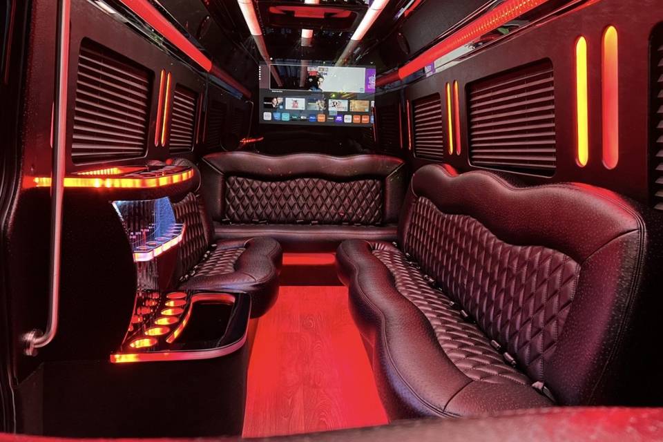 Interior - Sprinter Limo