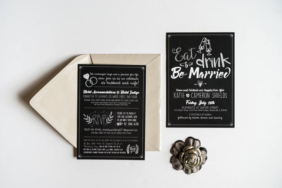 Whimsical 2-Sided Invite