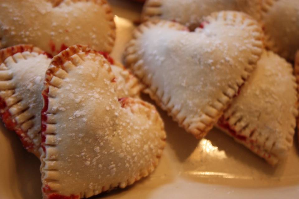 Sweetheart cherry hand pies!